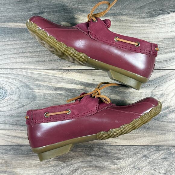 NEW Sperry Saltwater 1-Eye Duck Low Bootie Cordovan 7M - Picture 9 of 12
